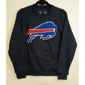 Buffalo Bills Antigua Action Crewneck Pullover Sweatshirt Women's Medium
